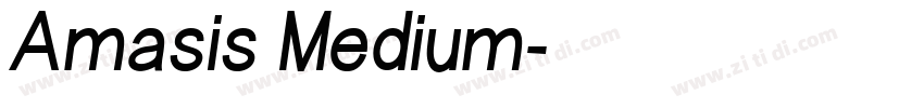 Amasis Medium字体转换